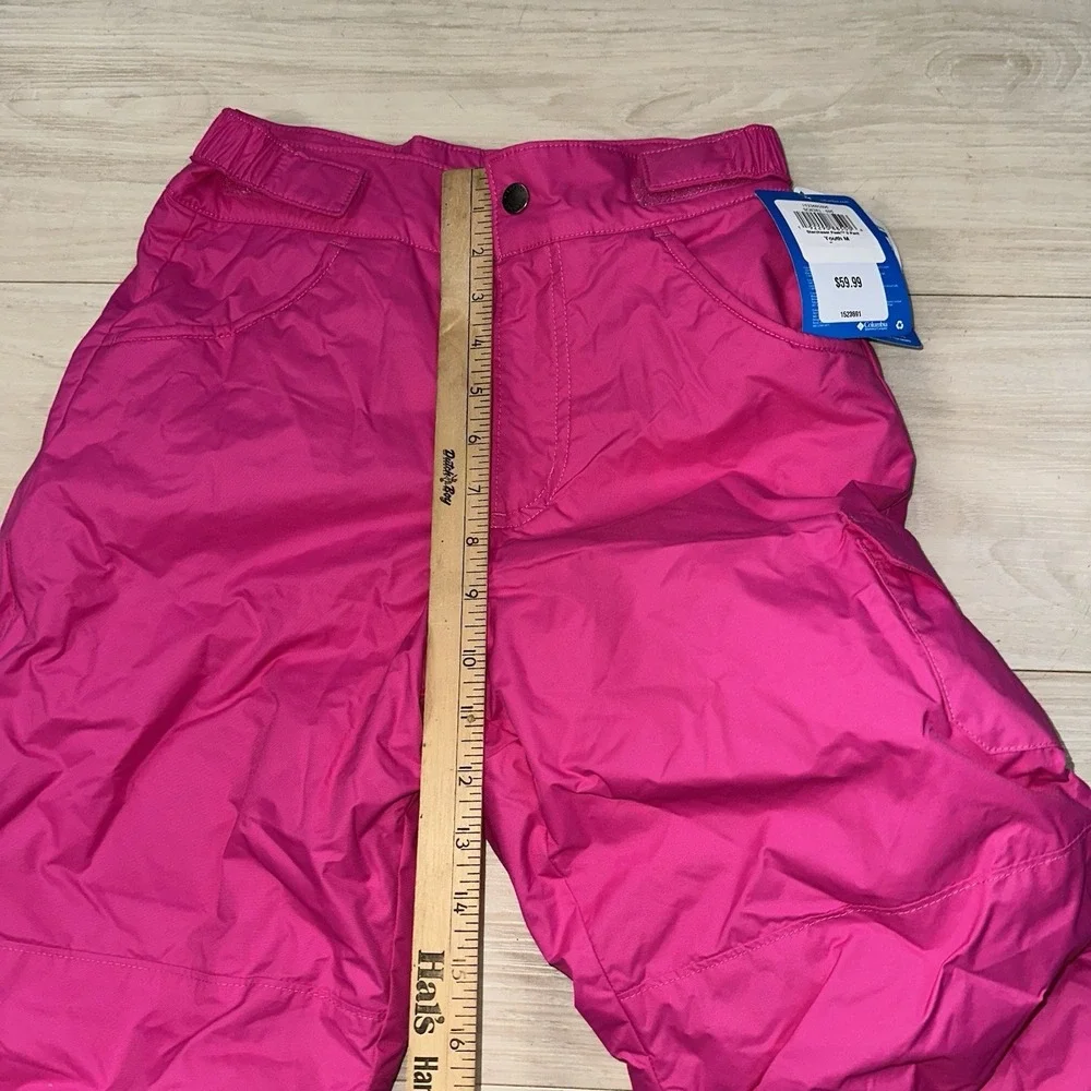 Columbia Pants Girls Youth M Pink Starchaser‎ Peak Ski Snow Waterproof Outgrown